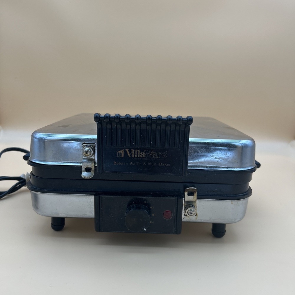 Villaware 6150 Belgium Waffle And Multi Baker 4 Square Sandwich Maker